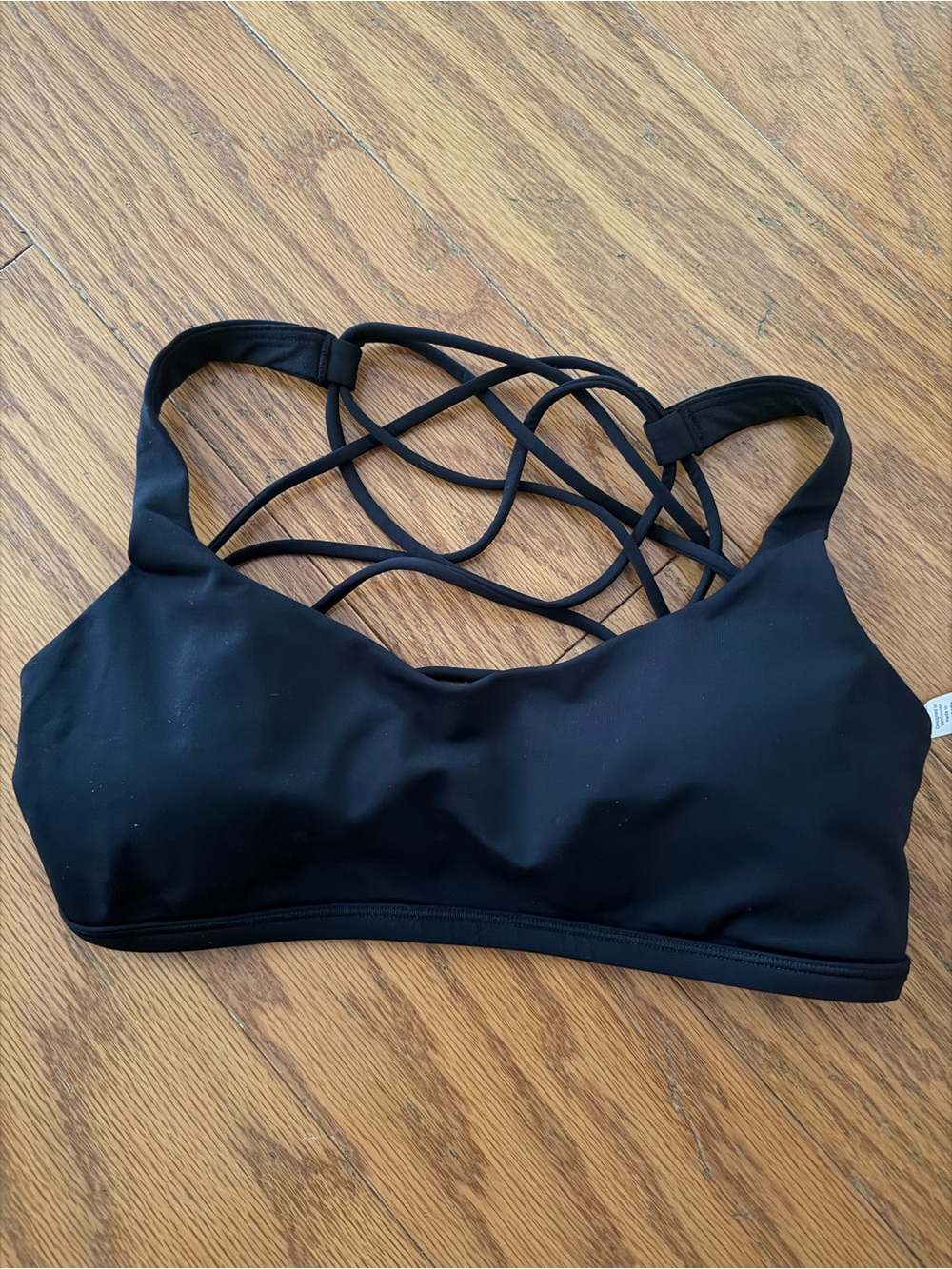 lululemon athletica Black Strappy Sports Bra